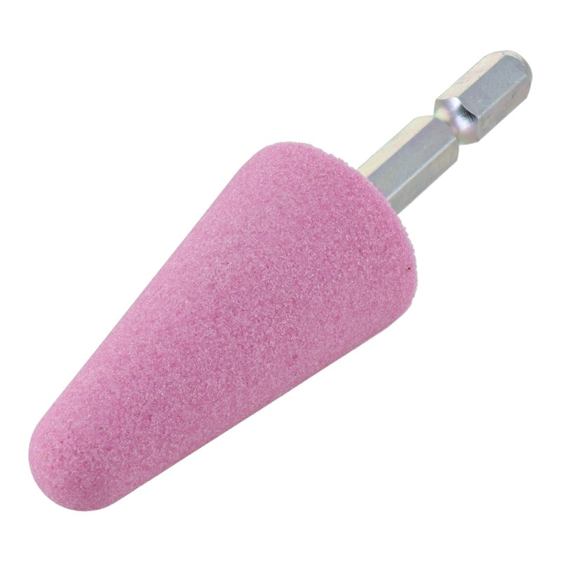 三共コーポレーション 4352007 PW6-34 六角軸軸付砥石 傘型 #80 #010394 1個（ご注文単位1個）【直送品】