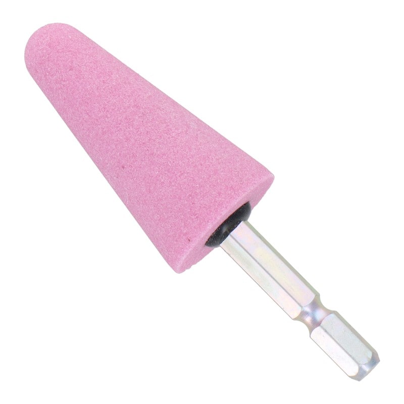 三共コーポレーション 4352007 PW6-34 六角軸軸付砥石 傘型 #80 #010394 1個(ご注文単位1個)【直送品】