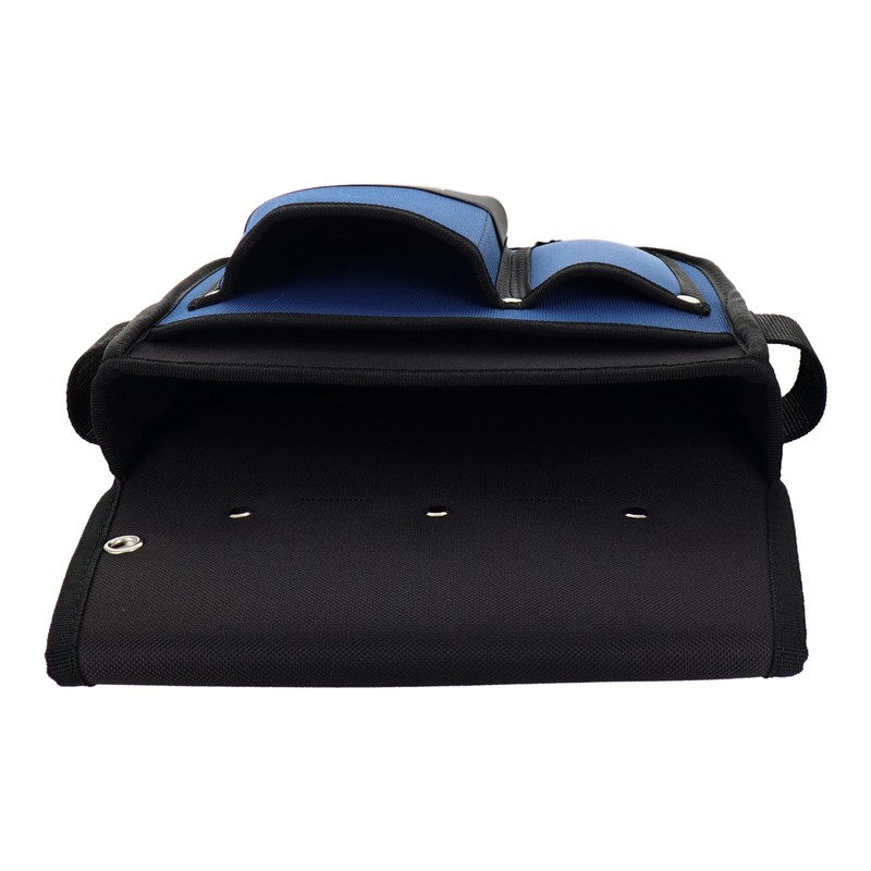 三共コーポレーション 4342221 釘袋 2段240mm/180mm ブルー #581822 1個(ご注文単位1個)【直送品】