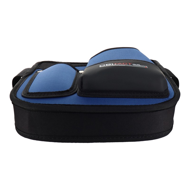 三共コーポレーション 4342221 釘袋 2段240mm/180mm ブルー #581822 1個(ご注文単位1個)【直送品】