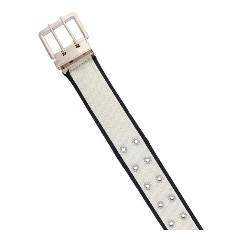 三共コーポレーション 4342230 ダブルピンバックルベルト ホワイト #581877 1個（ご注文単位1個）【直送品】