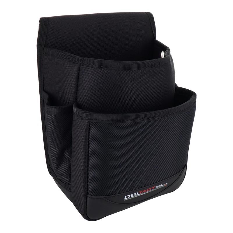 三共コーポレーション 4341072 2段腰袋・大 ブラック #581886 1個(ご注文単位1個)【直送品】