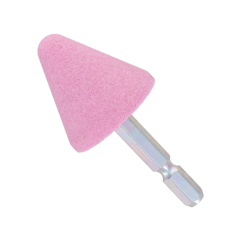 三共コーポレーション 4352008 PW6-35 六角軸軸付砥石 傘型 #80 #010395 1個(ご注文単位1個)【直送品】