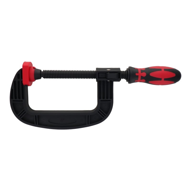 三共コーポレーション 4342148 C型パワークランプ 100mm #350158 1個（ご注文単位1個）【直送品】