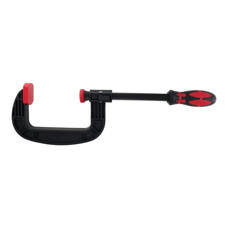 三共コーポレーション 4342148 C型パワークランプ 100mm #350158 1個(ご注文単位1個)【直送品】