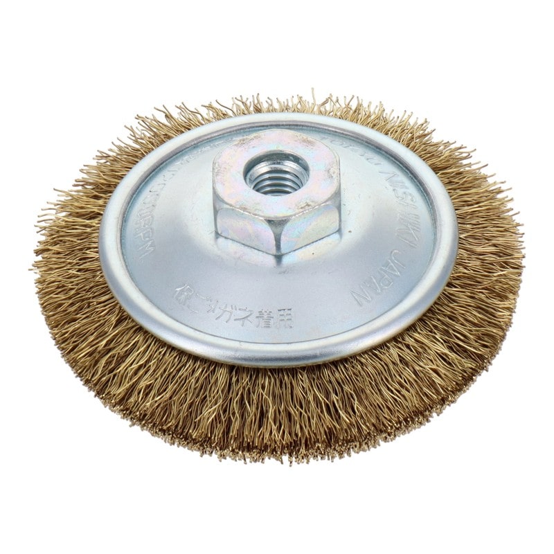 三共コーポレーション 510639 ベベルブラシ 真鍮線 85mm KBB-5B 1個(ご注文単位1個)【直送品】