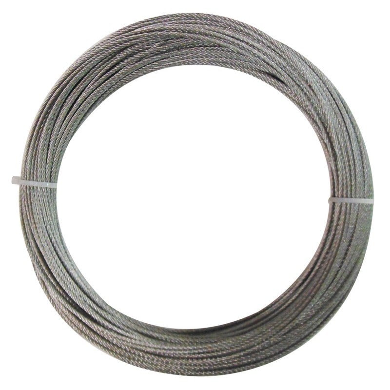 三共コーポレーション 4352718 ステンレスカットワイヤーロープ径1.5mm×30m TSC-1530 1個（ご注文単位1個）【直送品】