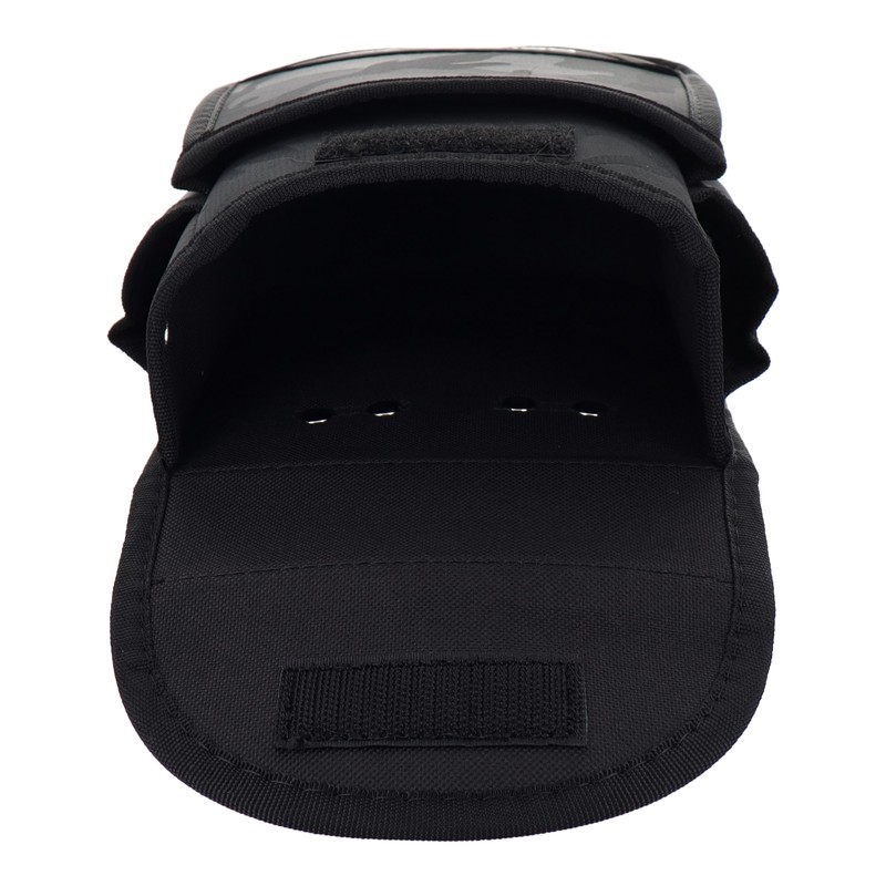 三共コーポレーション 4348795 腰袋 2段 フタ付 ブラック迷彩 DT-22-BC 1個（ご注文単位1個）【直送品】