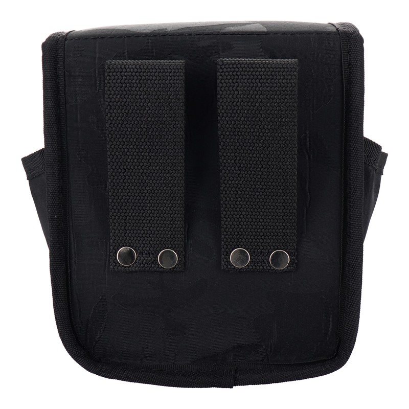 三共コーポレーション 4348795 腰袋 2段 フタ付 ブラック迷彩 DT-22-BC 1個（ご注文単位1個）【直送品】