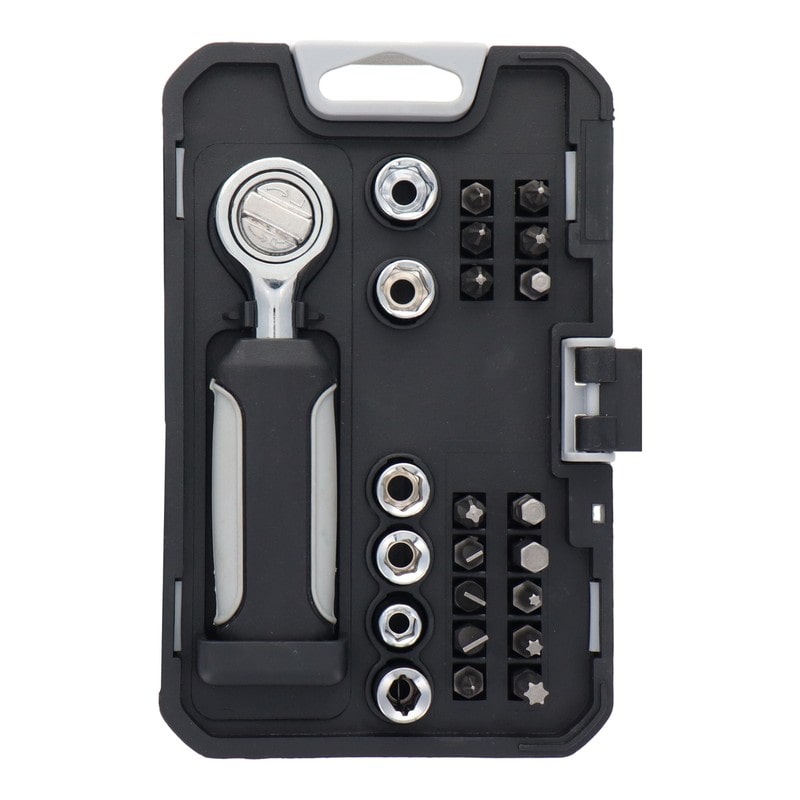 三共コーポレーション 4354258 ミニラチェットハンドルセット23PCS #823111 1個（ご注文単位1個）【直送品】