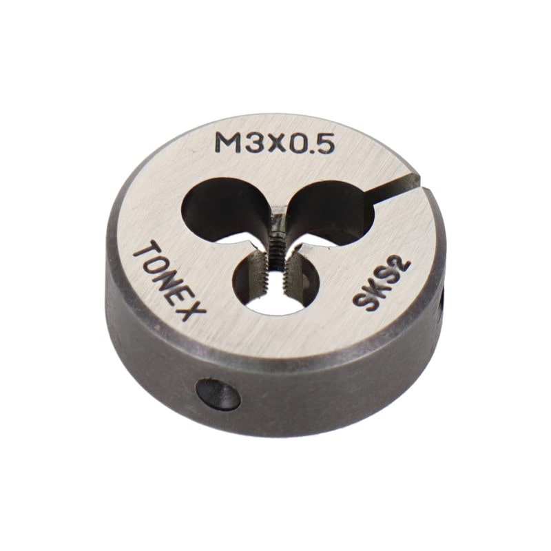 三共コーポレーション 420060 ねじ切りダイス ねじ径3.0×ピッチ0.5mm #110203 1個（ご注文単位1個）【直送品】