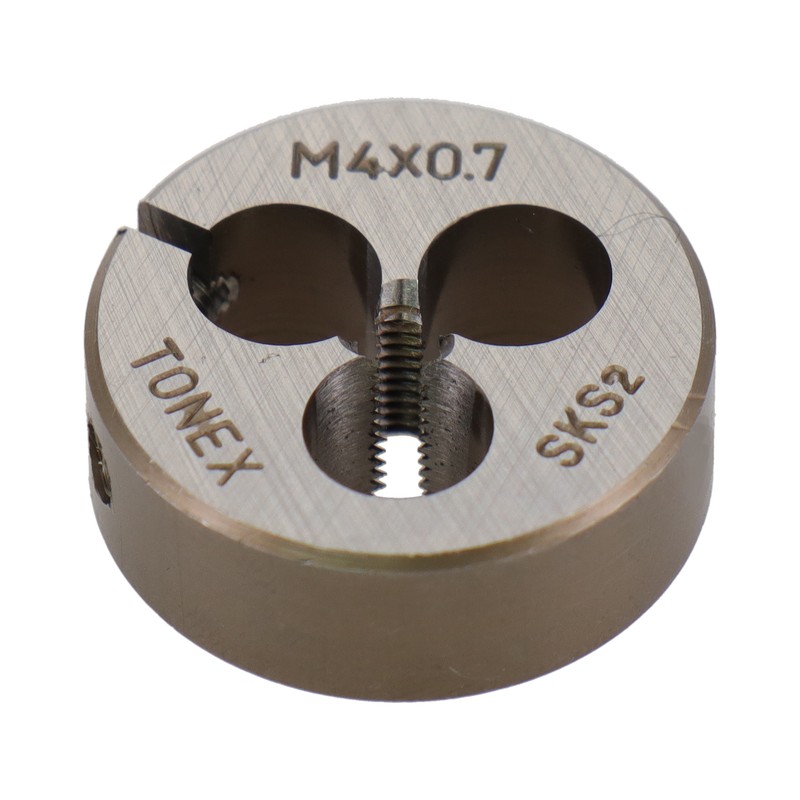 三共コーポレーション 420061 ねじ切りダイス ねじ径4.0mm×ピッチ0.7mm #110204 1個（ご注文単位1個）【直送品】