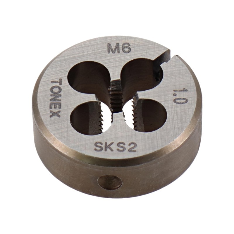 三共コーポレーション 420063 ねじ切りダイス ねじ径6.0mm×ピッチ1.0mm #110206 1個（ご注文単位1個）【直送品】