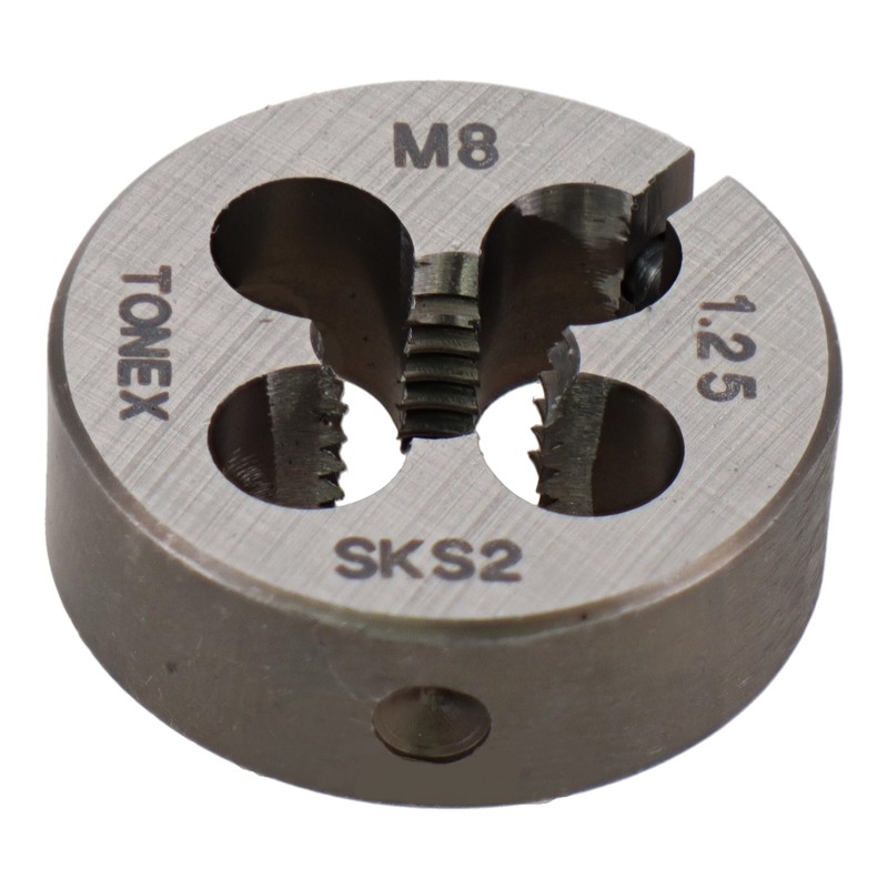 三共コーポレーション 420064 ねじ切りダイスねじ径8.0mm×ピッチ1.25mm #110208 1個（ご注文単位1個）【直送品】