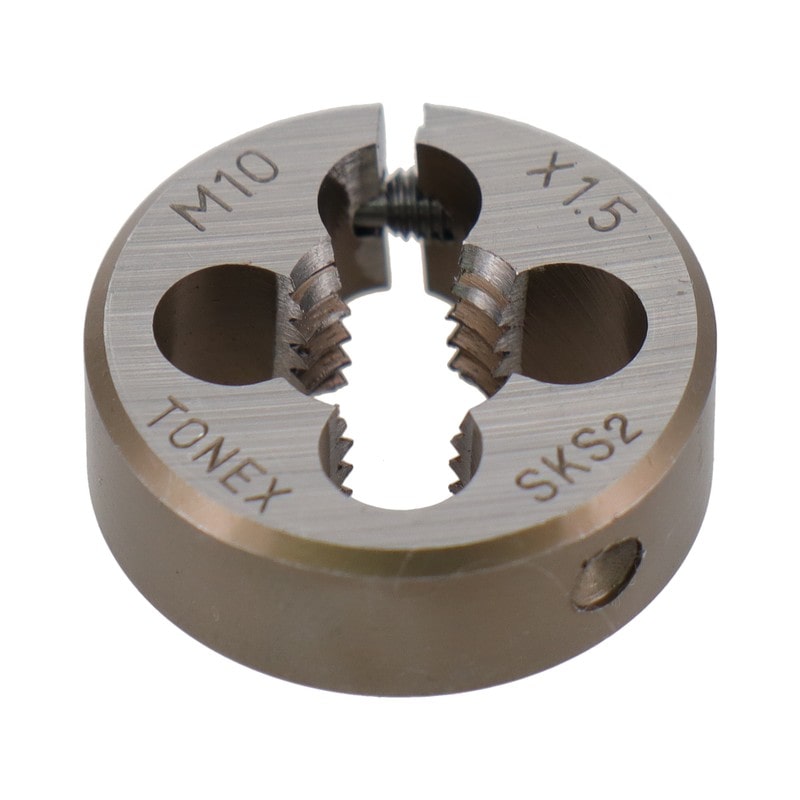 三共コーポレーション 420065 ねじ切りダイス ねじ径10mm×ピッチ1.5mm #110210 1個（ご注文単位1個）【直送品】