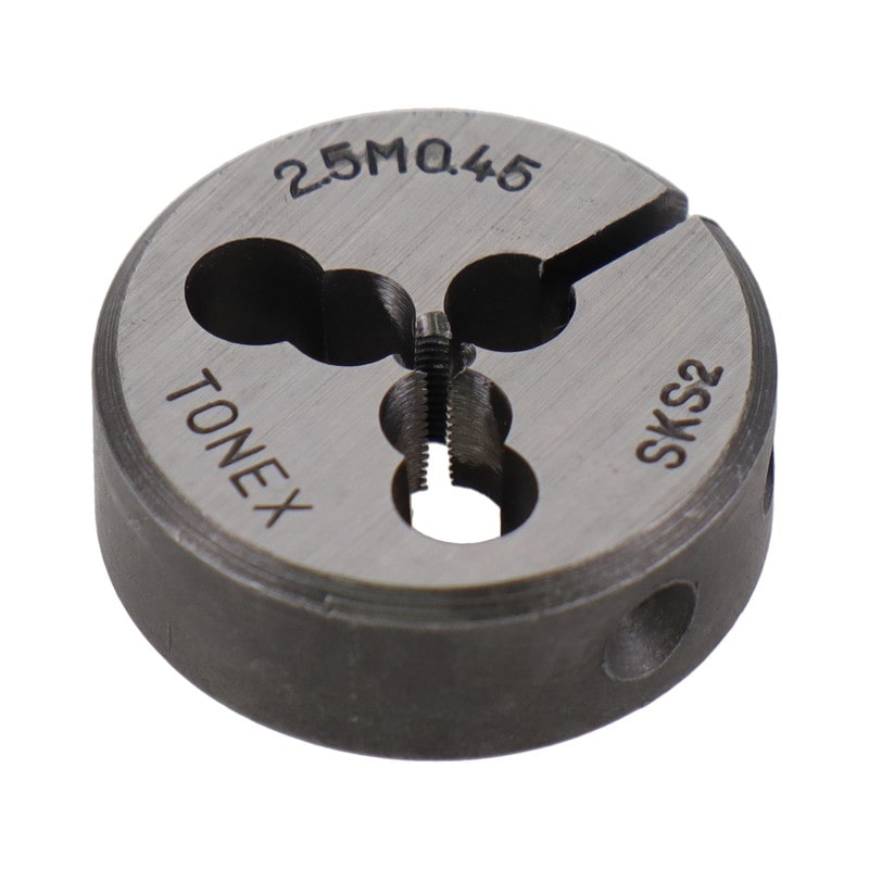 三共コーポレーション 4343871 ねじ切りダイスねじ径2.5mm×ピッチ0.45mm #110202 1個（ご注文単位1個）【直送品】