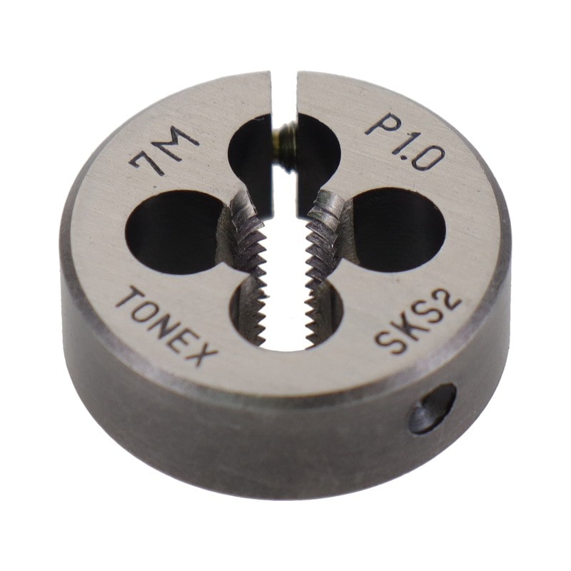 三共コーポレーション 4343878 ねじ切りダイス ねじ径7.0mm×ピッチ1.0mm #110207 1個（ご注文単位1個）【直送品】