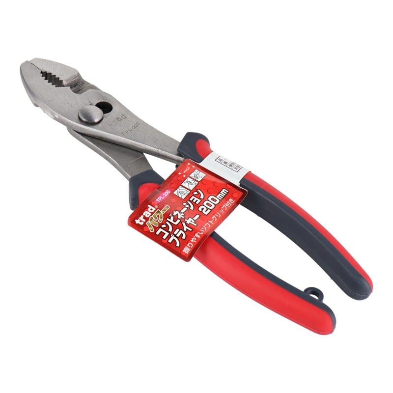 三共コーポレーション 4340307 コンビネーションプライヤー 200mm #820016 1個（ご注文単位1個）【直送品】