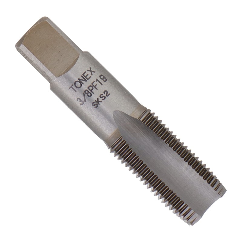 三共コーポレーション 4343862 ねじ切りパイプタップ 呼寸法3/8×ピッチ19mm #110283 1個(ご注文単位1個)【直送品】