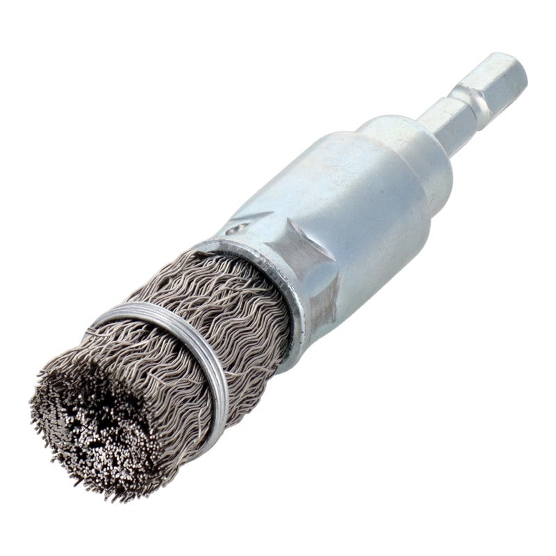 三共コーポレーション 4340480 六角軸筒型ブラシ ステンレス線 20mm #337076 1個(ご注文単位1個)【直送品】