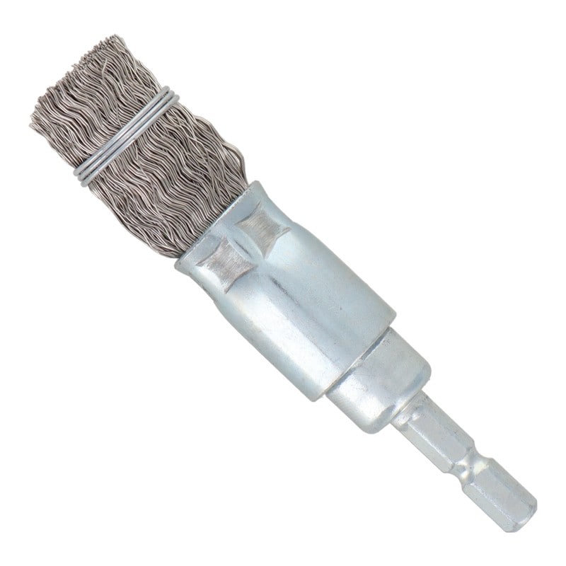 三共コーポレーション 4340480 六角軸筒型ブラシ ステンレス線 20mm #337076 1個(ご注文単位1個)【直送品】
