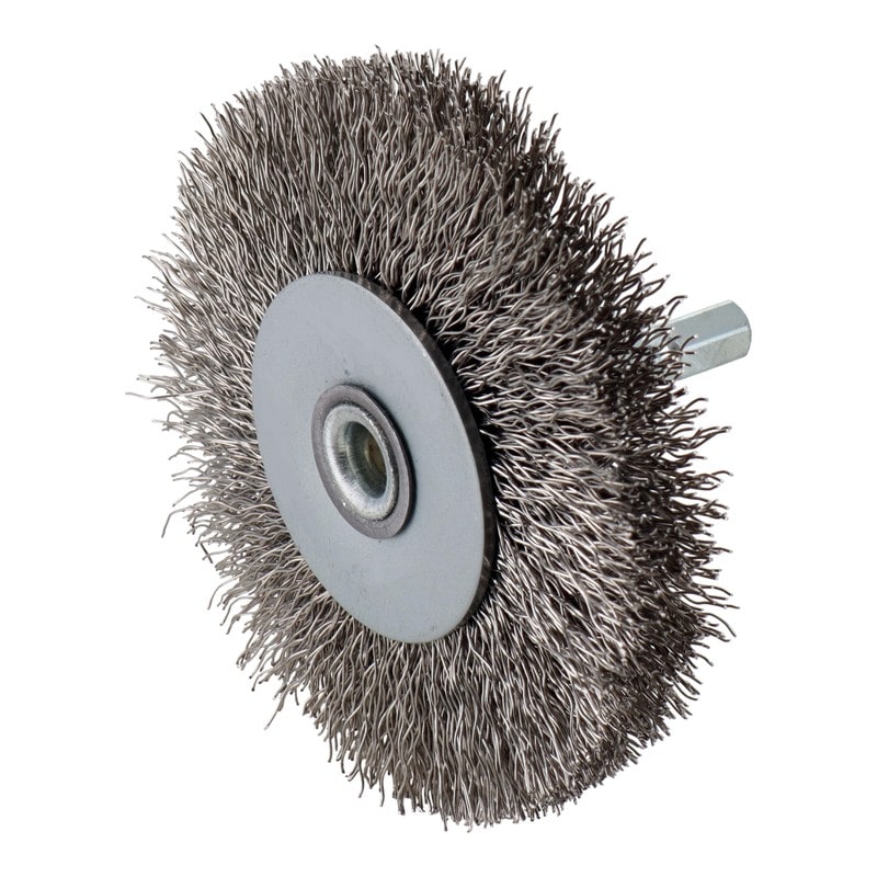 三共コーポレーション 4340468 六角軸ホイールブラシ ステンレス線 75mm #337020 1個(ご注文単位1個)【直送品】