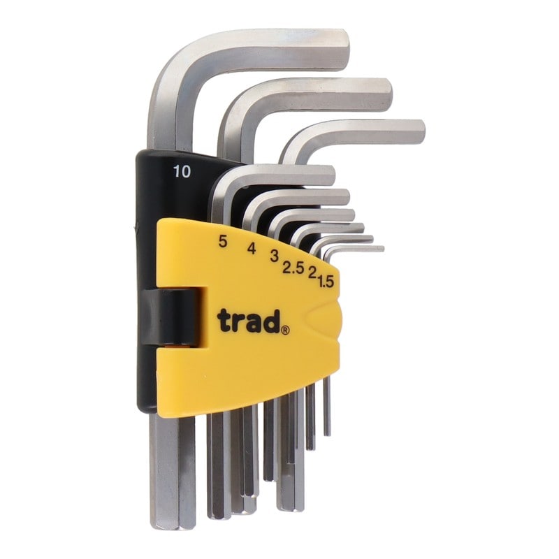 三共コーポレーション 4342423 9pcs.六角L型レンチセット #820366 1個(ご注文単位1個)【直送品】