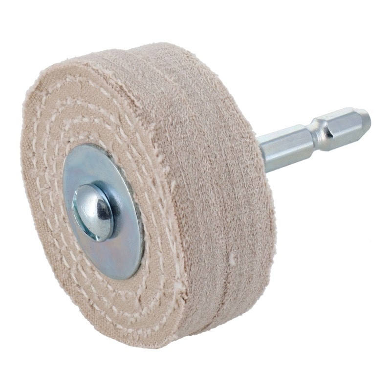 三共コーポレーション 4343081 六角軸軸付布バフ 50mm #010156 1個(ご注文単位1個)【直送品】