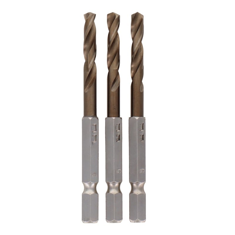 三共コーポレーション 434122 ショートHSS鋼ドリル刃セット 5.0mm3本入 #820363 1個（ご注文単位1個）【直送品】