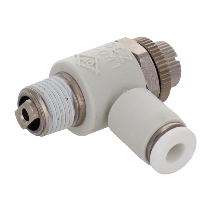 三共コーポレーション 4342767 スピードコントローラーR1/8外径4mmチューブ用 #133591 1個（ご注文単位1個）【直送品】