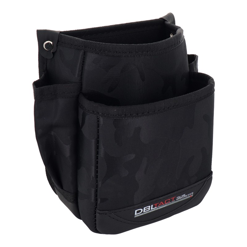 三共コーポレーション 4348294 腰袋 2段 ブラック迷彩 #580106 1個（ご注文単位1個）【直送品】