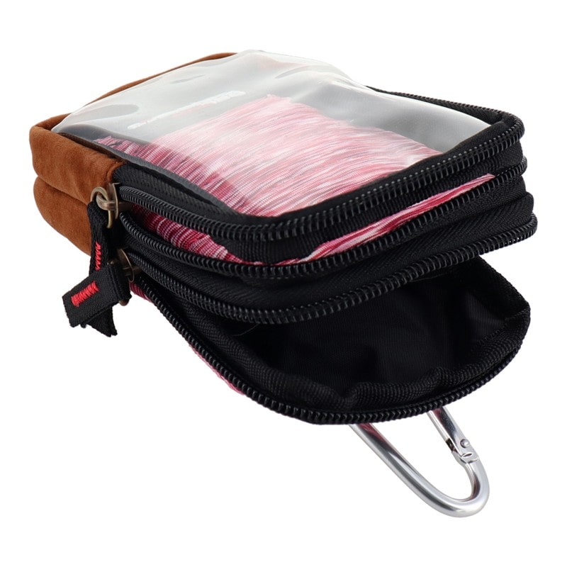 三共コーポレーション 4348812 マルチ収納ケース クリアウィンドウ RD DT-MSK05-KR 1個(ご注文単位1個)【直送品】