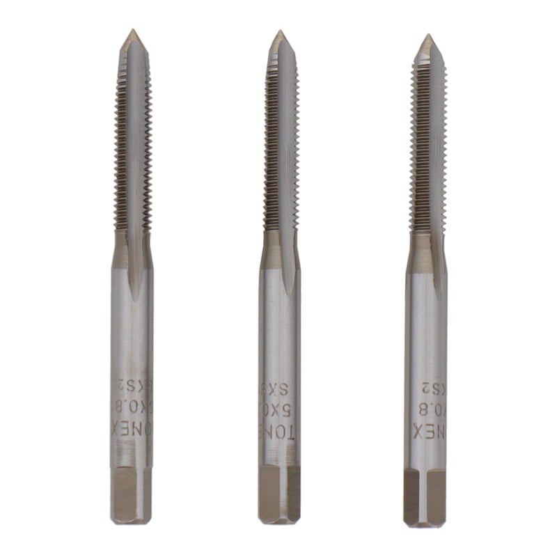 三共コーポレーション 420035 ハンドタップセットねじ径5mm×ピッチ0.8mm #110125 1個（ご注文単位1個）【直送品】