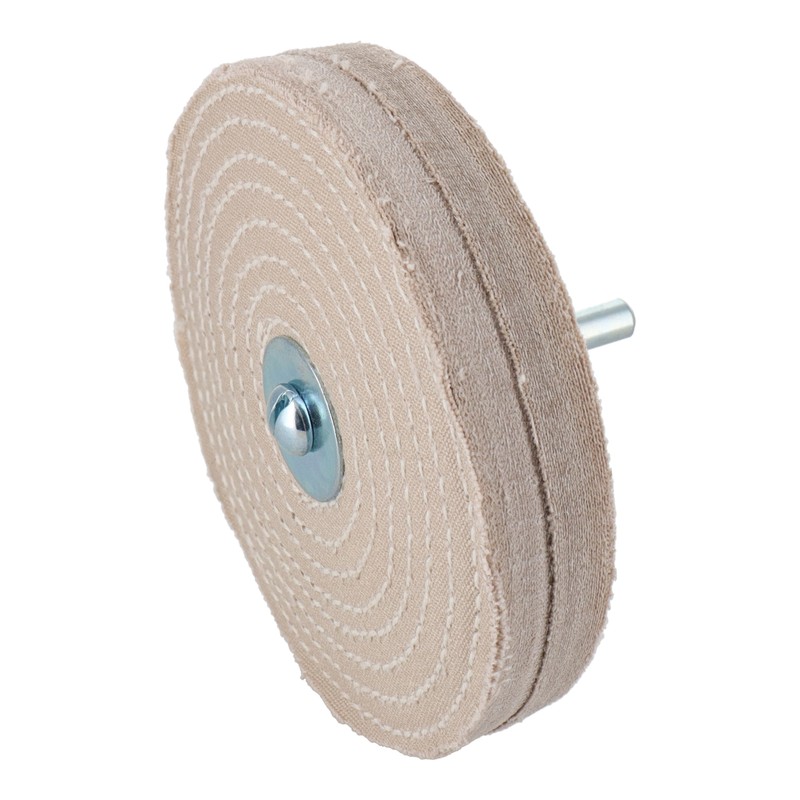 三共コーポレーション 4343148 軸付布バフ丸軸 100mm #010153 1個(ご注文単位1個)【直送品】