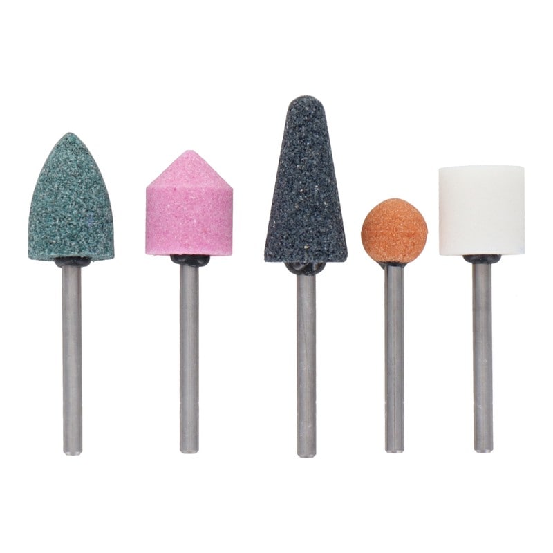 三共コーポレーション 4343095 5本組軸付砥石セット 3mm #078257 1個（ご注文単位1個）【直送品】