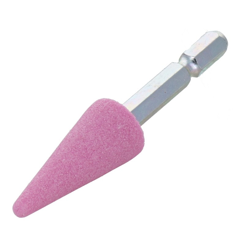 三共コーポレーション 4352009 PW6-45 六角軸軸付砥石 傘型 #80 #010396 1個（ご注文単位1個）【直送品】