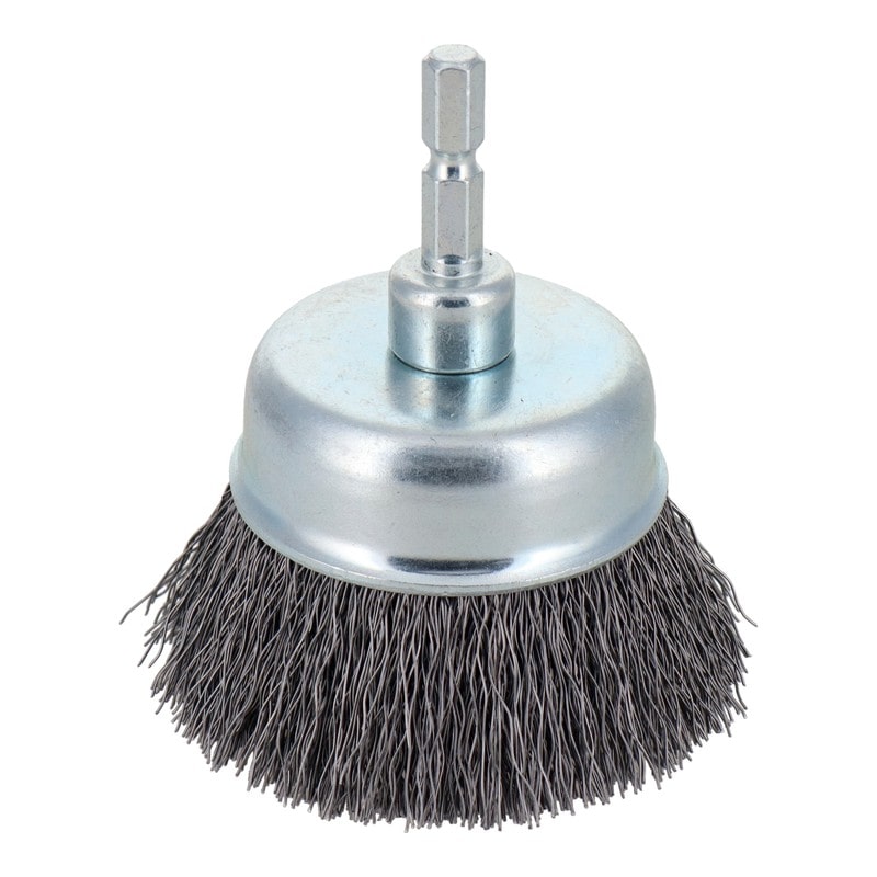 三共コーポレーション 4340472 六角軸カップブラシ 鋼線 65mm #337054 1個(ご注文単位1個)【直送品】