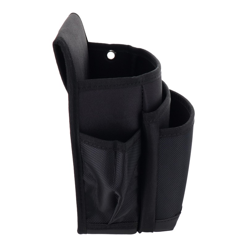 三共コーポレーション 4342236 3段腰袋・大 ブラック #581888 1個（ご注文単位1個）【直送品】