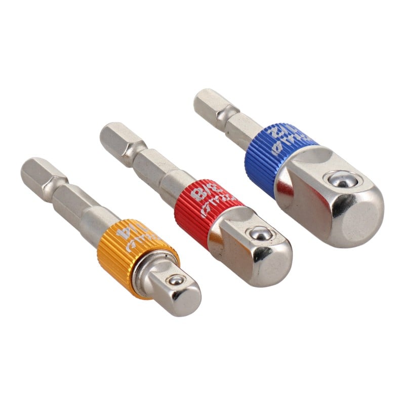 三共コーポレーション 4344819 3pcs.ソケットアダプターセット #360052 1個（ご注文単位1個）【直送品】