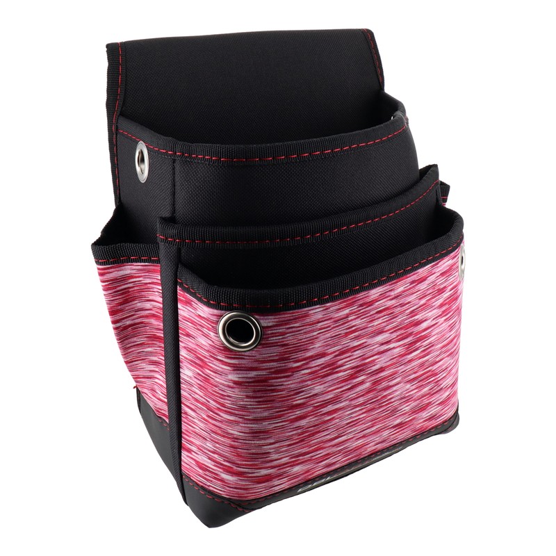 三共コーポレーション 4348521 スパンデックスシリーズ 腰袋3段大ワイド レッド DT-03W-KR 1個(ご注文単位1個)【直送品】