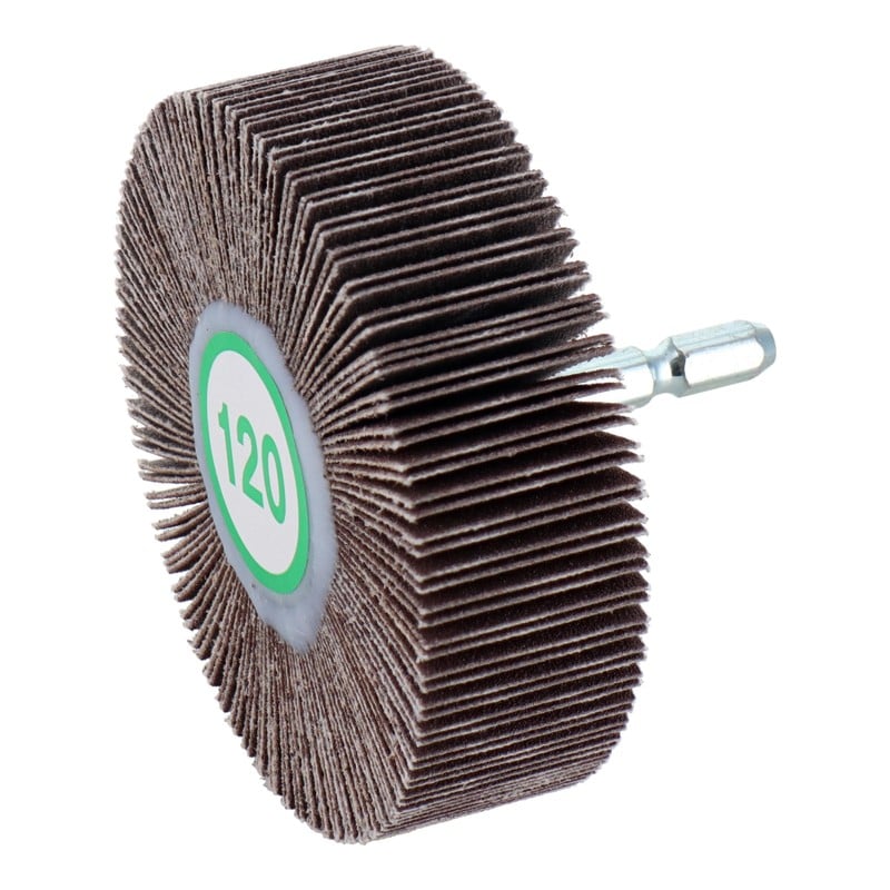 三共コーポレーション 4343064 六角軸フラップホイール #120 80mm #010279 1個（ご注文単位1個）【直送品】