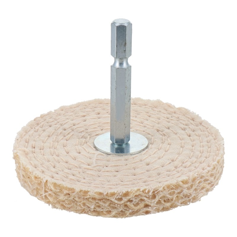 三共コーポレーション 4071340 六角軸軸付ステンレス研磨用布バフ 75mm #332304 1個(ご注文単位1個)【直送品】