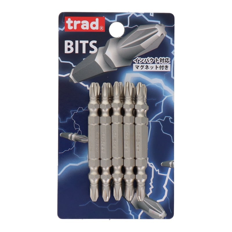 三共コーポレーション 4342389 10本組先端スリムビット +2×65mm 10本組 #820211 1個(ご注文単位1個)【直送品】