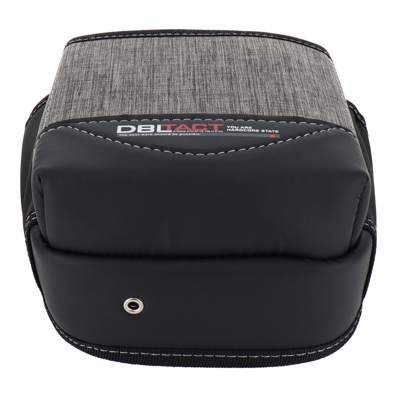 三共コーポレーション 4348949 2段腰袋 杢グレー DTM-02S-GL 1個（ご注文単位1個）【直送品】