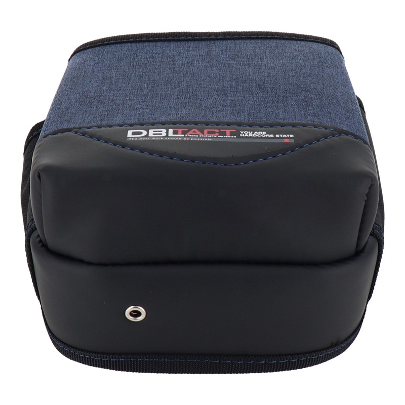 三共コーポレーション 4348950 2段腰袋 杢ブルー DTM-02S-BL 1個(ご注文単位1個)【直送品】