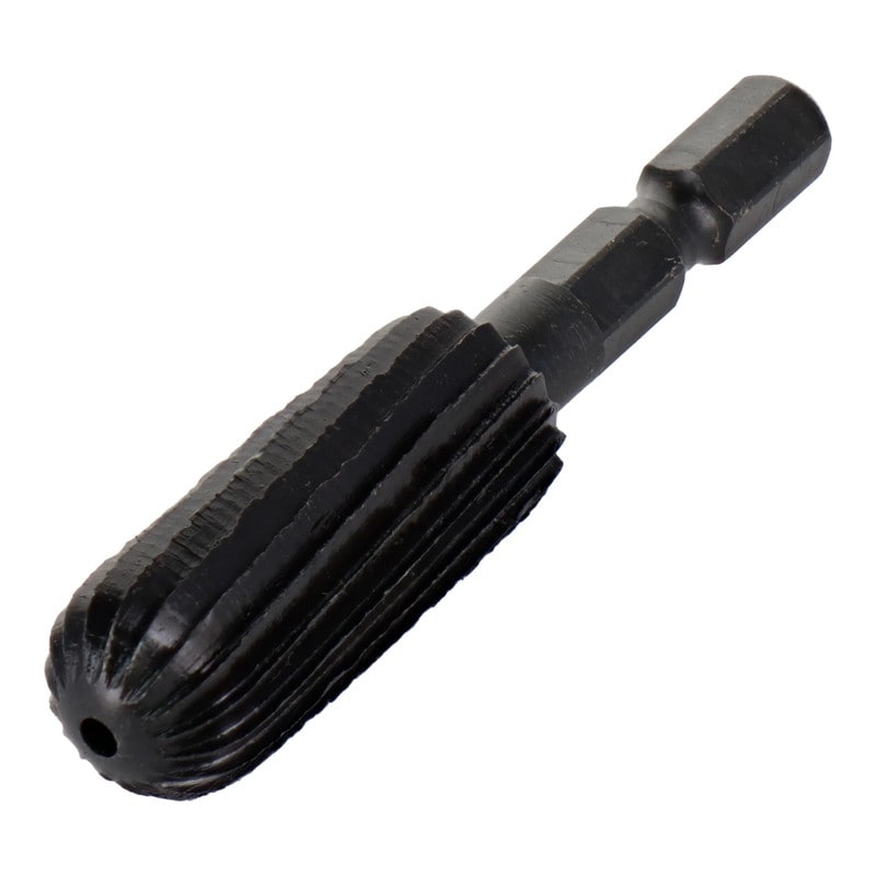 三共コーポレーション 4340411 六角軸回転ヤスリ カッター目 円筒先丸型 #402017 1個（ご注文単位1個）【直送品】