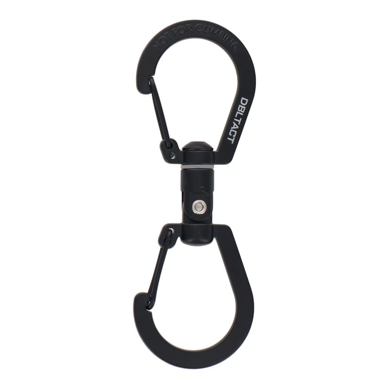 三共コーポレーション 4353409 S型ユニバーサルカラビナ 100mm ブラック #360519 1個(ご注文単位1個)【直送品】