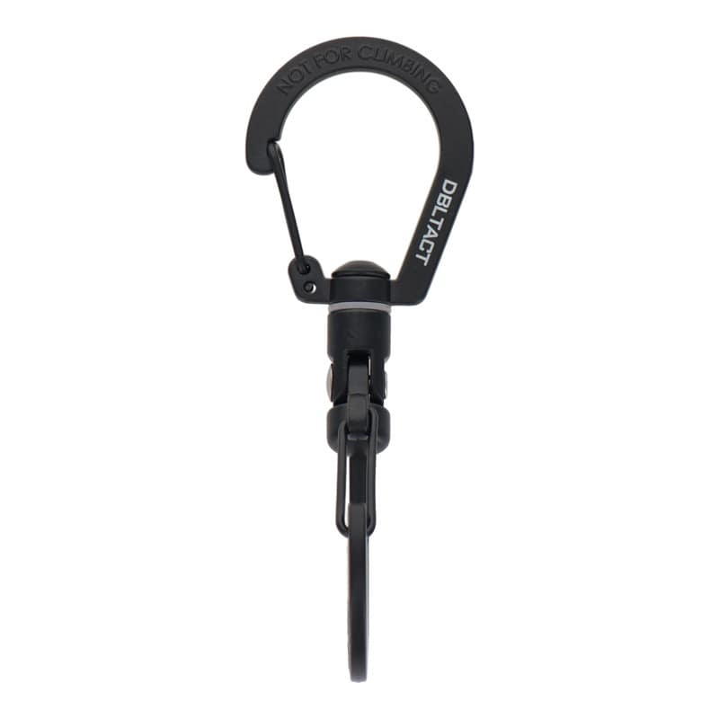 三共コーポレーション 4353409 S型ユニバーサルカラビナ 100mm ブラック #360519 1個(ご注文単位1個)【直送品】