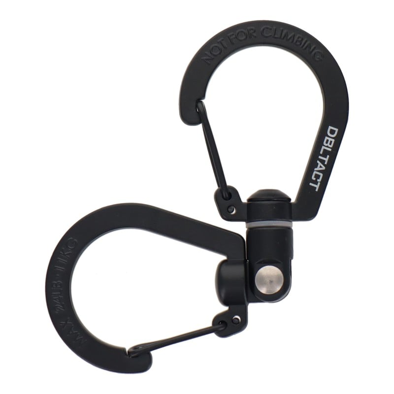 三共コーポレーション 4353409 S型ユニバーサルカラビナ 100mm ブラック #360519 1個(ご注文単位1個)【直送品】