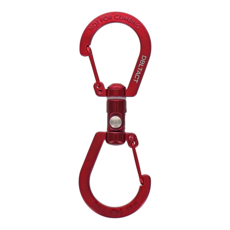 三共コーポレーション 4353410 S型ユニバーサルカラビナ 100mm レッド #360520 1個（ご注文単位1個）【直送品】